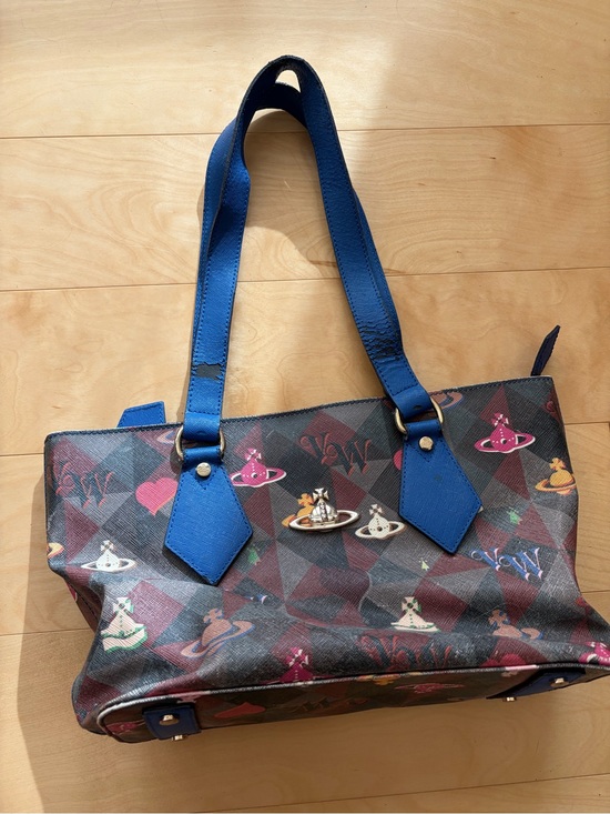 Vivienne Westwood Handbags - Vivienne Westwood Multicolor Orb Print Tote